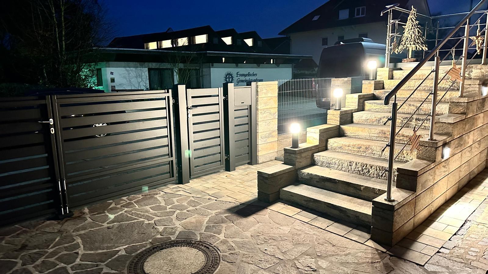 Neubau einer Terrasse und Treppen – Okarben