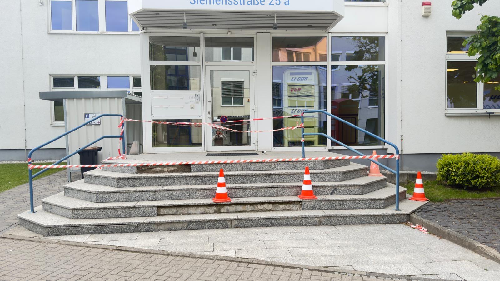 Eingangsbereich bei LI-COR vor der Neugestaltung