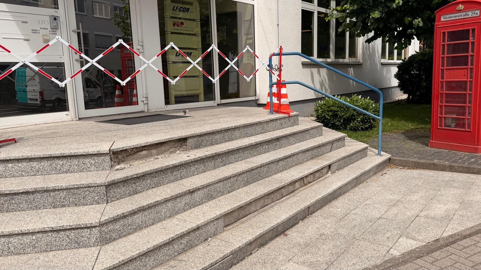 Neugestaltung des Eingangsbereichs bei LI-COR