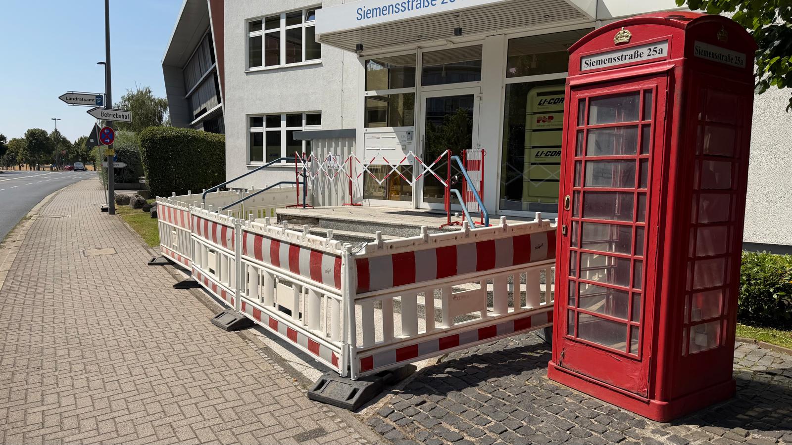 Neugestaltung des Eingangsbereichs bei LI-COR