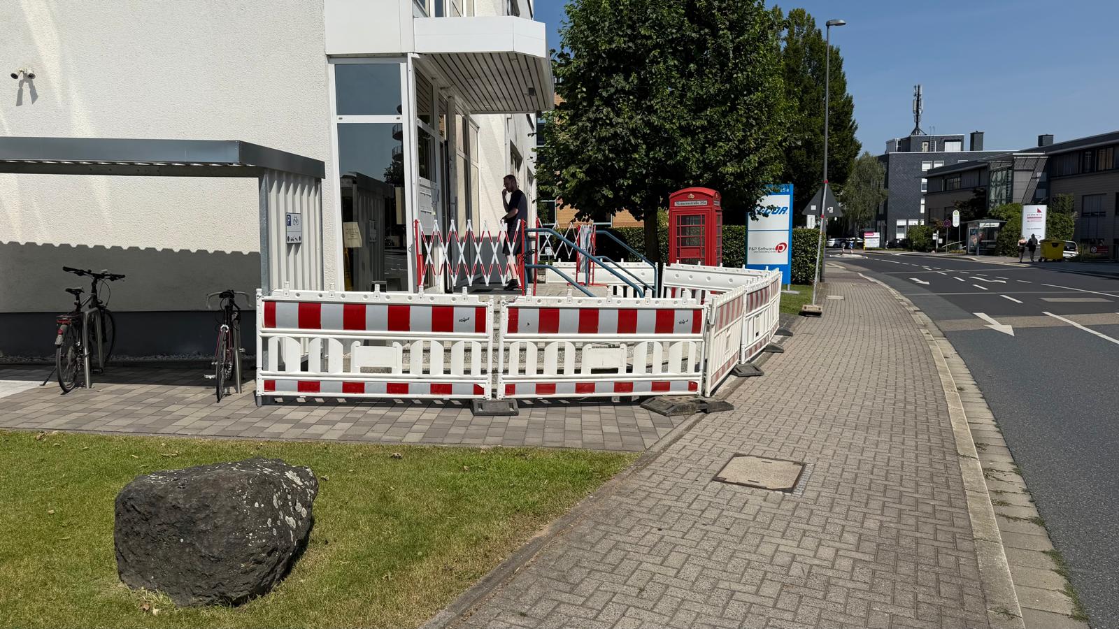 Neugestaltung des Eingangsbereichs bei LI-COR