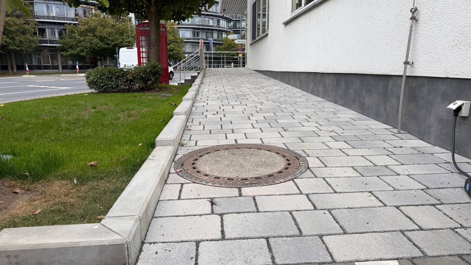 Neugestaltung des Eingangsbereichs bei LI-COR