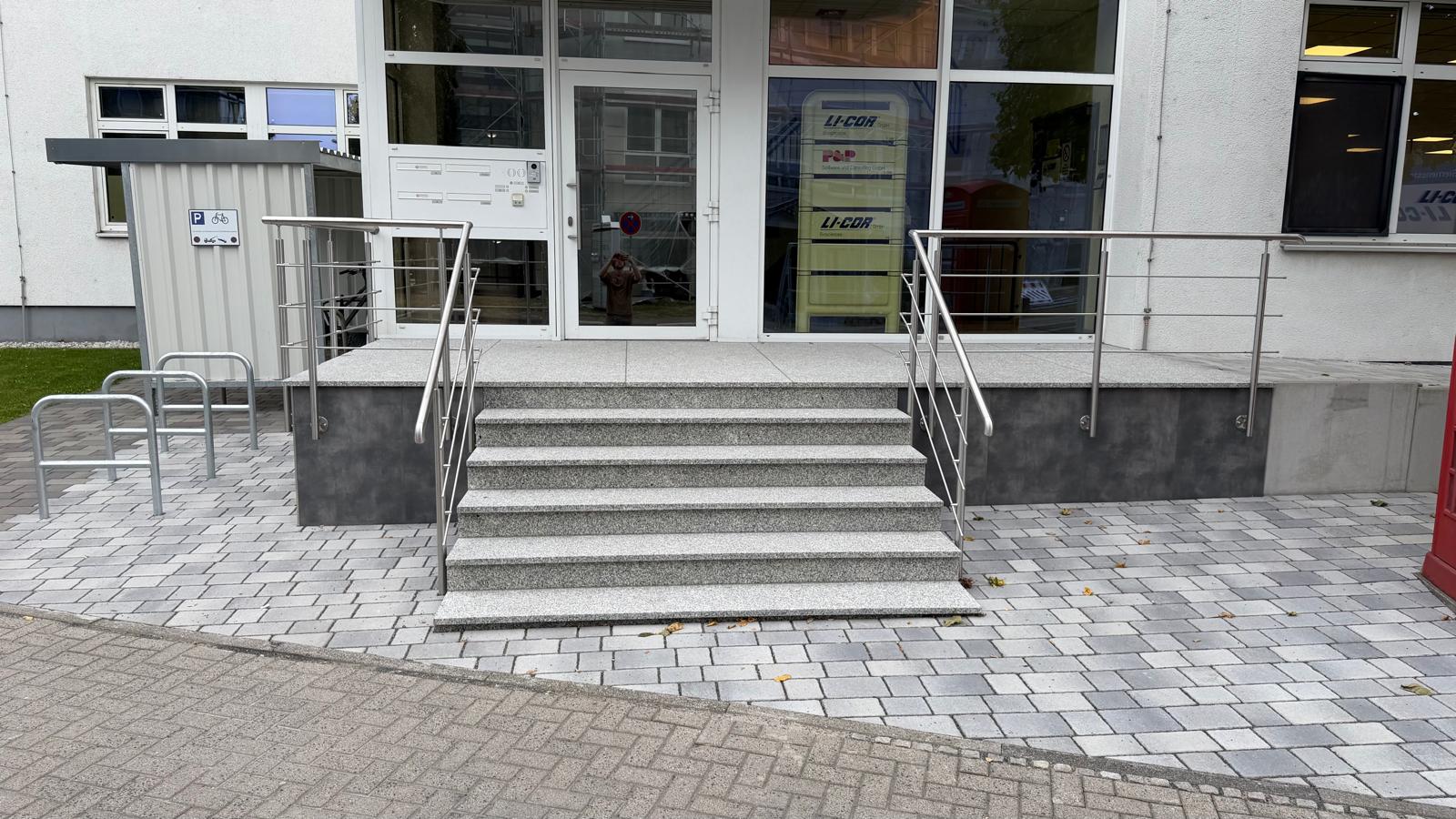 Eingangsbereich bei LI-COR nach der Neugestaltung